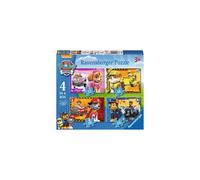 Paw Patrol - 4 in Box (12, 16, 20, 24 piece) Jigsaw Puzzles for Kids age 3 years and up