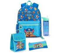 Paw Patrol 4 Piece Backpack Set | Unisex Kids Blue | Official Merch Paw Patrol Blue One Size