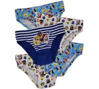 Paw Patrol 5 Pack Boys 100% Cotton Briefs - Chase, Marshall & Rubble 3-4y Multi-color