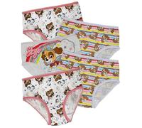 Paw Patrol 5 Pack Girls 100% Cotton Briefs - Skye & Unicorns 2-3y Pink