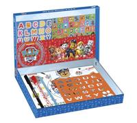 Paw Patrol ABC Creative Set for Writers - Pens, Stickers, Stencils, Eraser and Exercise Book with Templates for Tracing with Beautiful Paw Patrol Characters Motif