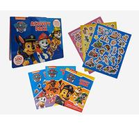 PAW Patrol Activity Pack - Travel Games for Kids including Colouring, Activity and Sticker Book; Over 100 Reusable Stickers - Great for Party Bags and Favours