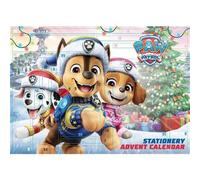 PAW PATROL ADVENT CALENDAR STATIONERY SET 2026 Advent Calendar Stationery Set, Official Licensed 24-Day Christmas Countdown with Daily Surprise Gifts, Fun Collectible Holiday Stationery for Kids