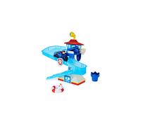 PAW PATROL Adventure Bay Bath Playset with Light-up Chase Vehicle, Bath Toy for Kids Aged 3 and up
