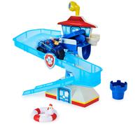 PAW PATROL Adventure Bay Bath Playset with Light-up Chase Vehicle, Bath Toy for Kids Aged 3 and up