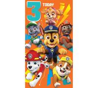 Paw Patrol Age 3 Birthday Card