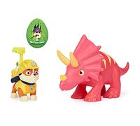 Paw Patrol Age 3+, Dino Rescue Rubble and Dinosaur Action Figure Set, for Kids Aged 3 and Up