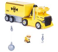 PAW Patrol, Rubble 2-in-1 Transforming X-Treme Truck with Excavator Toy, Crane Toy, Lights and Sounds, Action Figures, Kids’ Toys for Ages 3 and up