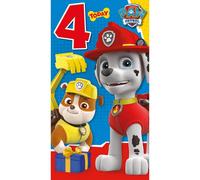 Paw Patrol Have a Pup-Tastic 4th Birthday Greeting Card