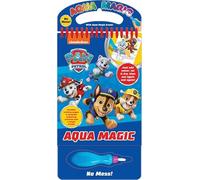Paw Patrol Aqua Magic Colouring Book with Magic Water Brush - Reusable Mess-Free Colouring & Activity Book for Kids Aged 3-8 - 4 Reusable Pictures & 5 Activity Pages - Paw Patrol Gift- All Characters