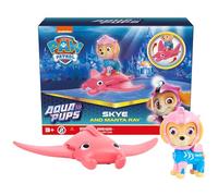 PAW Patrol, Aqua Pups Skye and Manta Ray Action Figures Set, Kids Toys for Ages 3 and up