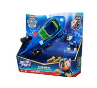 PAW Patrol Aqua Pups, Chase Transforming Shark Vehicle with Collectible Action Figure, Kids Toys for Ages 3 and up