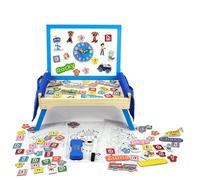 Paw Patrol Art & Craft Table for Kids - Magnetic Creation Station - Counting, Colouring, Spelling, Time-Telling, Drawing, Colourful - Hours of Fun for 3 Years and Up