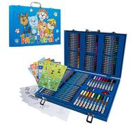 Paw Patrol Art Set for Kids Colouring Pencils Felt Tip Pens Crayons Stationery Crafts for Girls Boys Art Supplies Preschool Travel 130 Pcs Gift Set