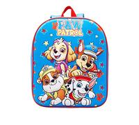 Paw Patrol Backpack Chase Marshall Rubble Blue 3D EVA Childrens Pre-School Bag