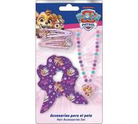 Paw Patrol Beauty Accessory Set | Kit with Tweezers, Scrunchie and Kids Necklace | Dream Big Hair Accessories and Nickelodeon Characters