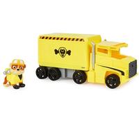 Paw Patrol, Big Truck Pups Rubble Transforming Toy Truck with Collectible Action Figure, Kids’ Toys for Ages 3 and up