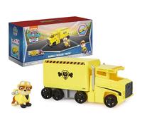 Paw Patrol, Big Truck Pups, Transforming Rubble Toy Truck with Collectible Action Figure, Toys for Kids Ages 3+