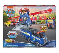 PAW Patrol Big Truck Pups, Truck Stop HQ, 3ft. Wide Transforming Playset, Action Figures, Toy Cars, Lights and Sounds, Kids Toys for Ages 3 and up