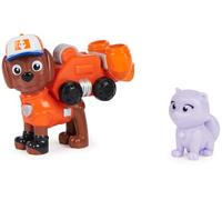 PAW Patrol, Big Truck Pups Zuma Action Figure with Clip-on Rescue Drone, Command Center Pod and Animal Friend Kids Toys for Ages 3 and up