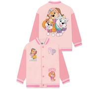 Paw Patrol Bomber Jacket, Everest And Skye Varsity Jacket For Girls, Cotton Girls Jackets, Pink 7-8 Years