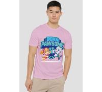Paw Patrol Born Pawsome Skye & Everest T Shirt, Pink Paw Patrol Pink L