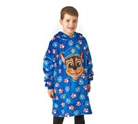 Paw Patrol Boy's Blanket Hoodie (Kids Blue) in Blue | Size: 3-5 Years Paw Patrol Blue 3-5 Years