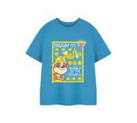 Paw Patrol Boys Blue Diggin' It Short Sleeved T-Shirt - 3-4 Years