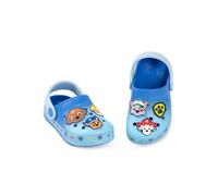 Paw Patrol Boys Blue Multi Badge Clogs - 11 UK Child