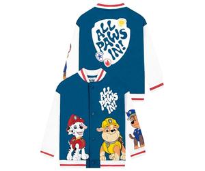PAW Patrol Boys Bomber Jacket, Chase, Rubble And Marshall Boys Jacket, Cotton Baseball Jackets, Blue 5-6 Years