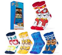 Paw Patrol Boys Calf Socks, Soft Breathable Kids Socks Pack of 5 - Boys Gifts (Blue/Multi, 11.5/3 UK)