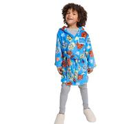 Paw Patrol Boys Dressing Gown - Cosy Fleece Robe Featuring Chase, Marshall & Rubble - Blue Character Nightwear | 100% Recycled Polyester | Toddler Boys (Ages 1-5)
