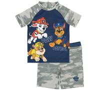 Paw Patrol Boys Grey Chase, Rubble & Marshall Placement Print 2 Piece Swim Set - 5-6 Years