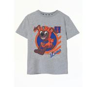 Paw Patrol Boy's Zuma Short Sleeved T-Shirt | Boys Grey Marl | Officially Licensed Merch | Size: 7-8 Years Paw Patrol Grey 7-8 Years