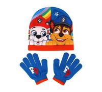 Paw Patrol Boys Hat & Gloves Winter Set Age 2-6 Years Chase Marshall Beanie