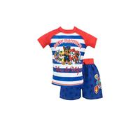 Paw Patrol Boy's Here To Help Two Piece Swim Set in Blue | Size: 4-5 Years Paw Patrol Blue 4-5 Years