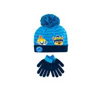 Paw Patrol Boy's Kids Hat & Gloves Set in Blue Paw Patrol Blue One Size