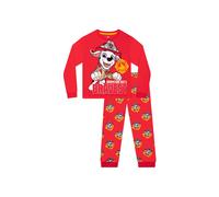 Paw Patrol Boy's Marshall Long Sleeve Pyjama Set in Red | Size: 18-24 m Paw Patrol Red 18-24 m