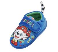 Paw Patrol Boys or Girls Slippers featuring Chase & Marshall, Blue, Size 11