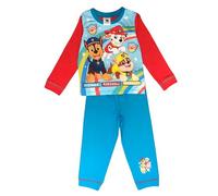 Paw Patrol Boys Pyjamas, 2 Piece Set featuring Chase, Marshall and Rubble, Blue Age 18-24 Months