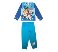 Paw Patrol Boys Pyjamas, 2 Piece Set featuring Chase, Marshall & Rubble, Blue Age 4-5 Years