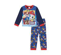 Paw Patrol Boys Pyjamas, Chase And Marshall Pjs Set, Ages 18 Months to 7 Years, Official Merchandise (4-5 Years) Blue