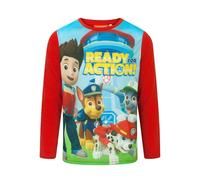 Paw Patrol Boys Ready For Action Long-Sleeved T-Shirt - Red - Red - 5 Years