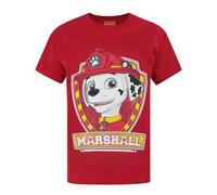 Paw Patrol Boys Red Marshall Short Sleeved T-Shirt - 1-2 Years