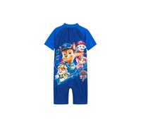 Paw Patrol Boy's Swimming Costume One Piece Swimsuit Short Sleeve UV50 in Blue | Size: 2-3 Years Paw Patrol Blue 2-3 Years