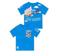 Paw Patrol Boys Tshirt | Cotton Boys’s T-Shirts | Marshall, Chase and Skye Kids Clothes | Blue 7-8 Years