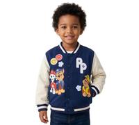 Paw Patrol Boys Varsity Jacket - Chase Rubble And Marshall Thick Bomber Jacket | Popper Buttons & Pockets, Warm Character Coat (UK, Age, 4 Years, 5 Years, Regular)