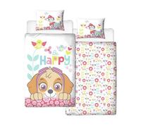 Paw Patrol Bright Duvet Cover Set In White White Single