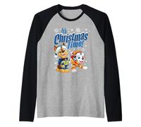 PAW Patrol Chase and Marshall Christmas Time Raglan Baseball Tee