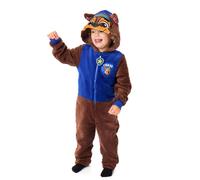 Paw Patrol Chase Applique Face Onesie | Unisex Kids Blue | Officially Licensed Merch | Size: 2-3 Years Paw Patrol Blue 2-3 Years
